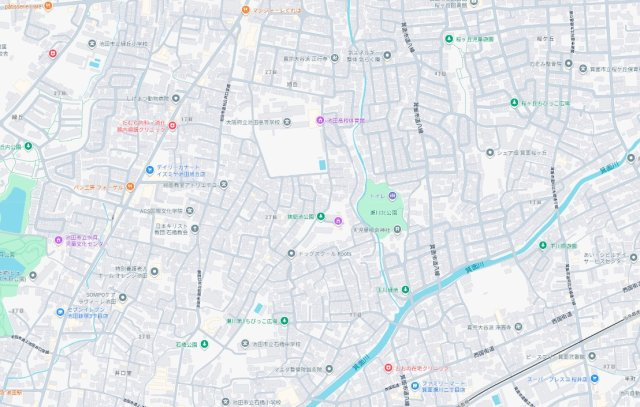 池田市旭丘　第1期　新築一戸建ての地図