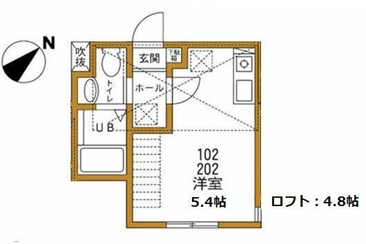 ハーミットクラブハウス横浜霞ヶ丘の間取り