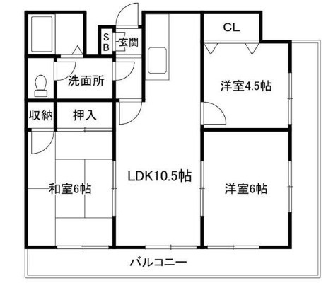 シティーオデオンの間取り