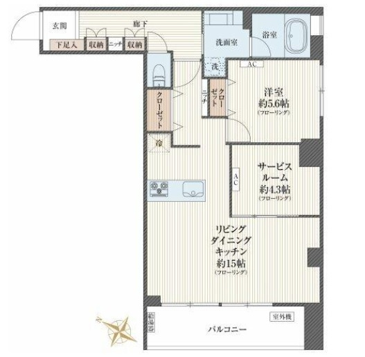 【間取り】 | 代々木いずみマンション