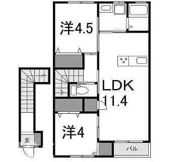 グランオリヴィエの間取り