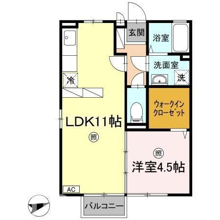 ラフィーネの間取り