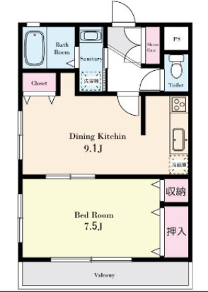 【間取り】 | パルティールふじみ野