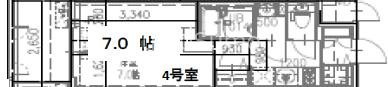 エスリードレジデンス大阪難波の間取り