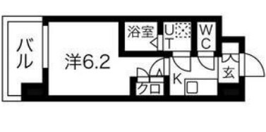 エスリードレジデンス大阪難波の間取り