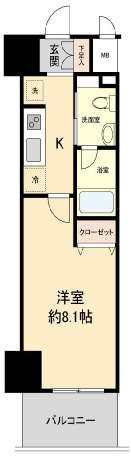 グルーヴ日本橋の間取り