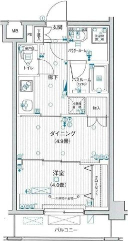 日神デュオステージ押上の間取り
