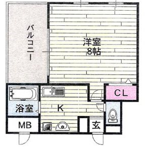 ジェヌイン本山の間取り