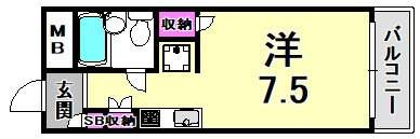 メゾン・ド・エミュウの間取り