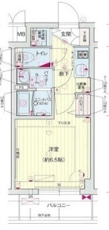 プレサンス松屋町駅前の間取り