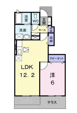 エステート・ステラ１号館の間取り