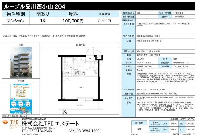 ルーブル品川西小山 
