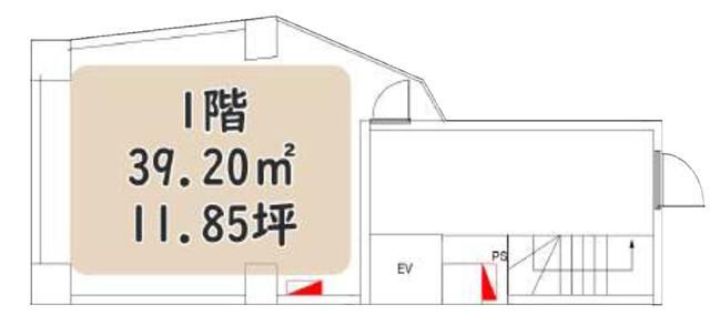 渋谷区恵比寿南１丁目の店舗事務所