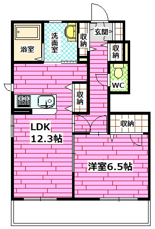 シャーメゾン　ヴィラⅡの間取り