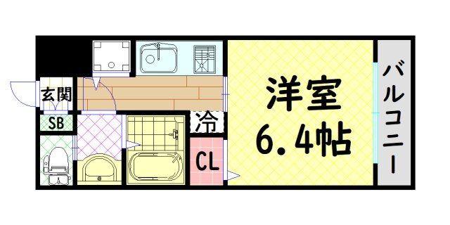 【間取り】 | プレサンス難波フィネスト