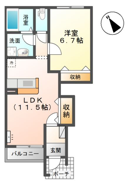 サンコスモスの間取り