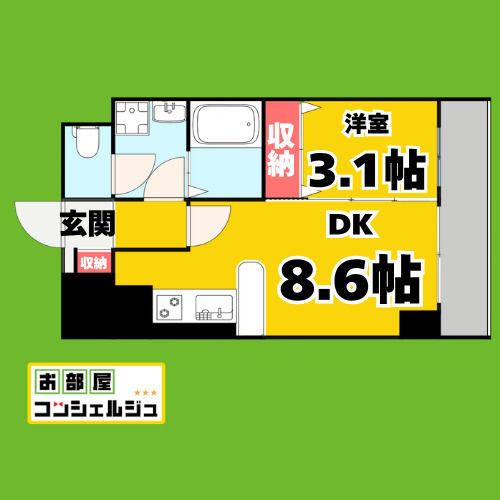 La Douceur今池の間取り