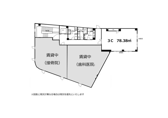 所沢市西所沢１丁目の店舗事務所の間取り