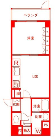 【間取り】 | アクトハイツ平沼橋