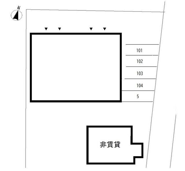 メゾン松風の区画図