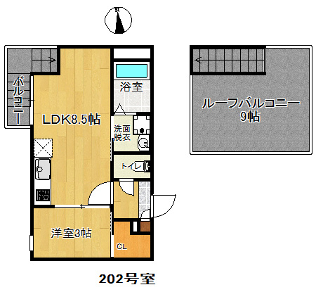 【間取り】 | GRANDTIC二日市　★プライスホームなら仲介手数料が割引価格です！★