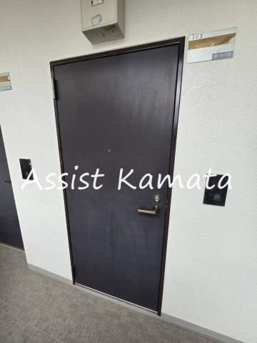 日興パレス多摩川の玄関