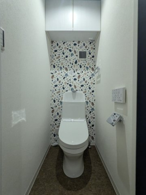 【トイレ】 | ミュオン北千住 | ゆったりとした空間のトイレです