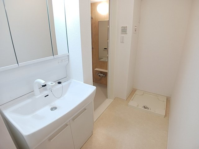 ベルメゾンＧの洗面所|忙しい朝には欠かせない洗面所です