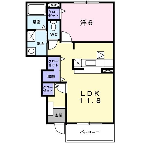 フローラの間取り