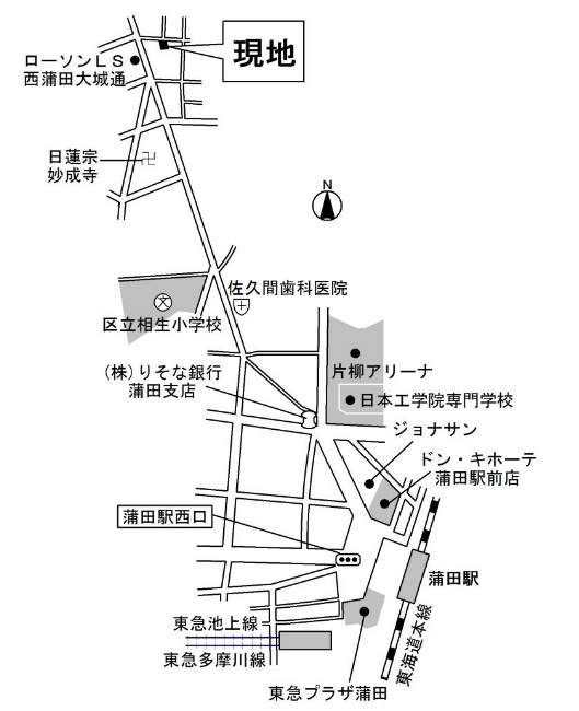 クロッカス　ハイムの地図