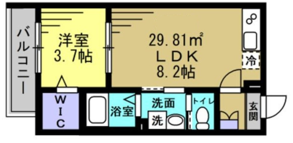 HD南柏の間取り