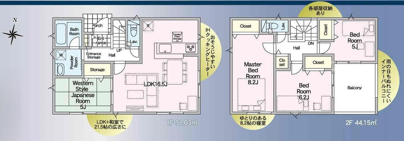 熊本市北区梶尾町第10の間取り