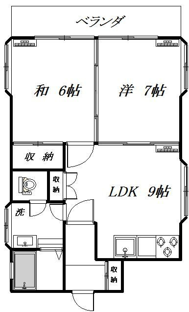 白樺の間取り