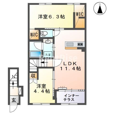 ソレイユ　ルピナスの間取り