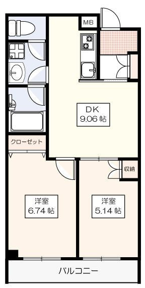 プライマルステージＭの間取り
