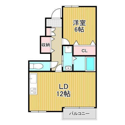 リーブル　花水木の間取り