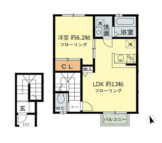 Ａｚｕｒの間取り
