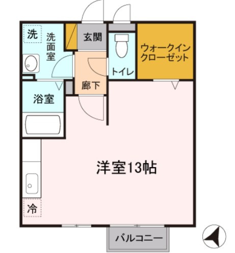 パティオⅡ　Bの間取り