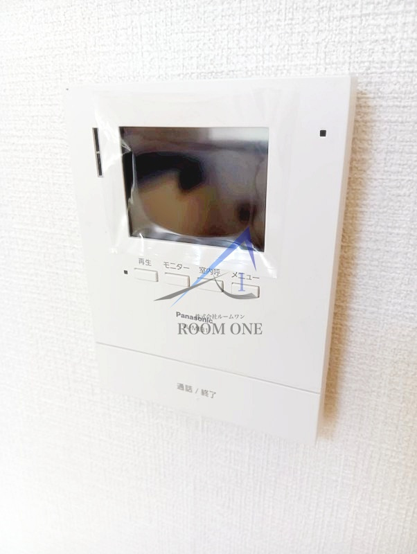 サクラハイム のセキュリティ|モニター付きインターホンです。