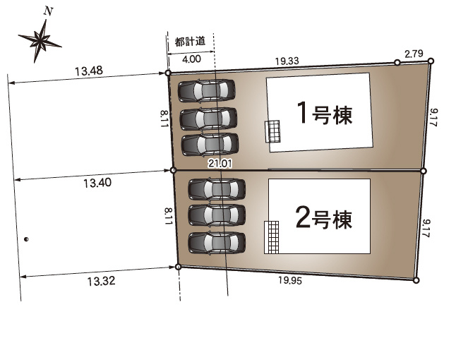 【区画図】 | 小牧市春日寺２丁目275『仲介料無料』新築戸建て | 1号棟