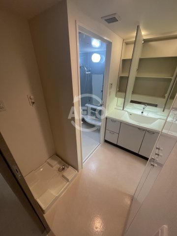 リバーガーデンシティサクラノオカ　島屋小学校区の洗面所|リバーガーデンシティさくらの丘　脱衣所