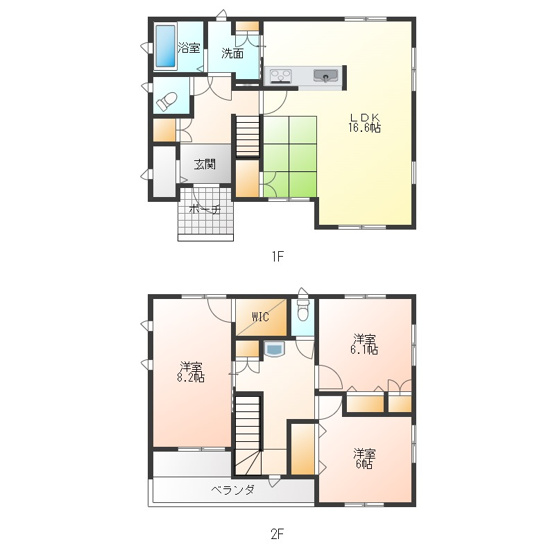 【間取り】 | 富士市中里　中古戸建て　全1棟