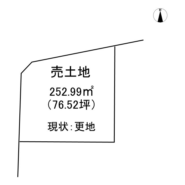 花山手西1丁目の土地図