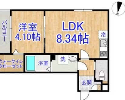AJ蘇我EastⅣの間取り