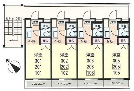 【間取り】 | サンビレッヂ町田(サンビレッヂマチダ)
