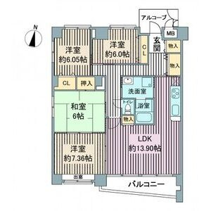 スペースヤマトの間取り