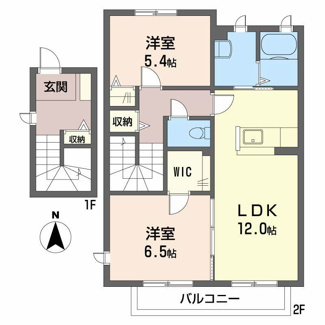 【間取り】 | ヴィラーチェ Ｎ  Ⅰ棟