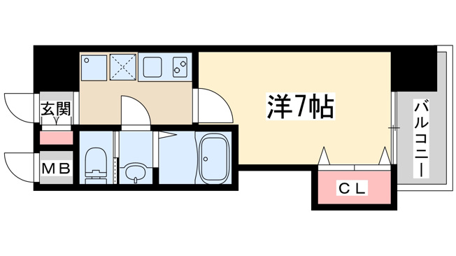 【間取り】 | ラグゼ新大阪イースト2
