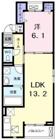 シャンクレールリヴの間取り