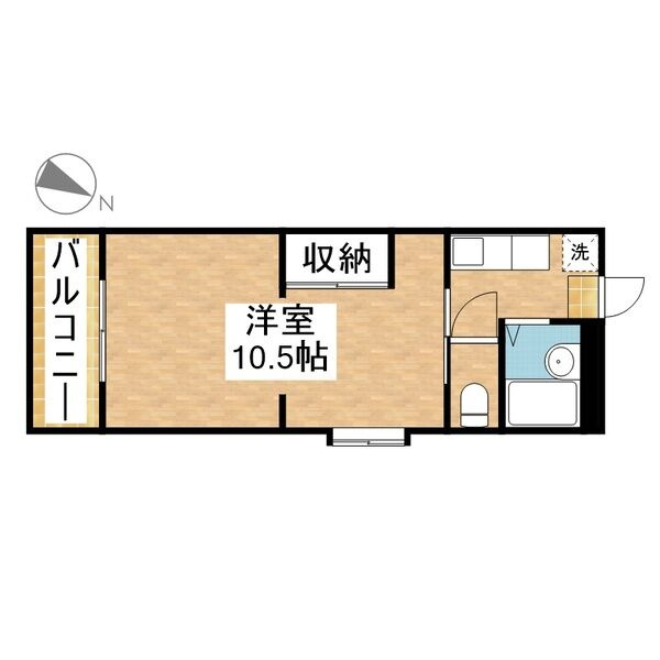 カレッジハイツ豊明　　刈谷市近郊の賃貸ならクラスホーム刈谷店の間取り